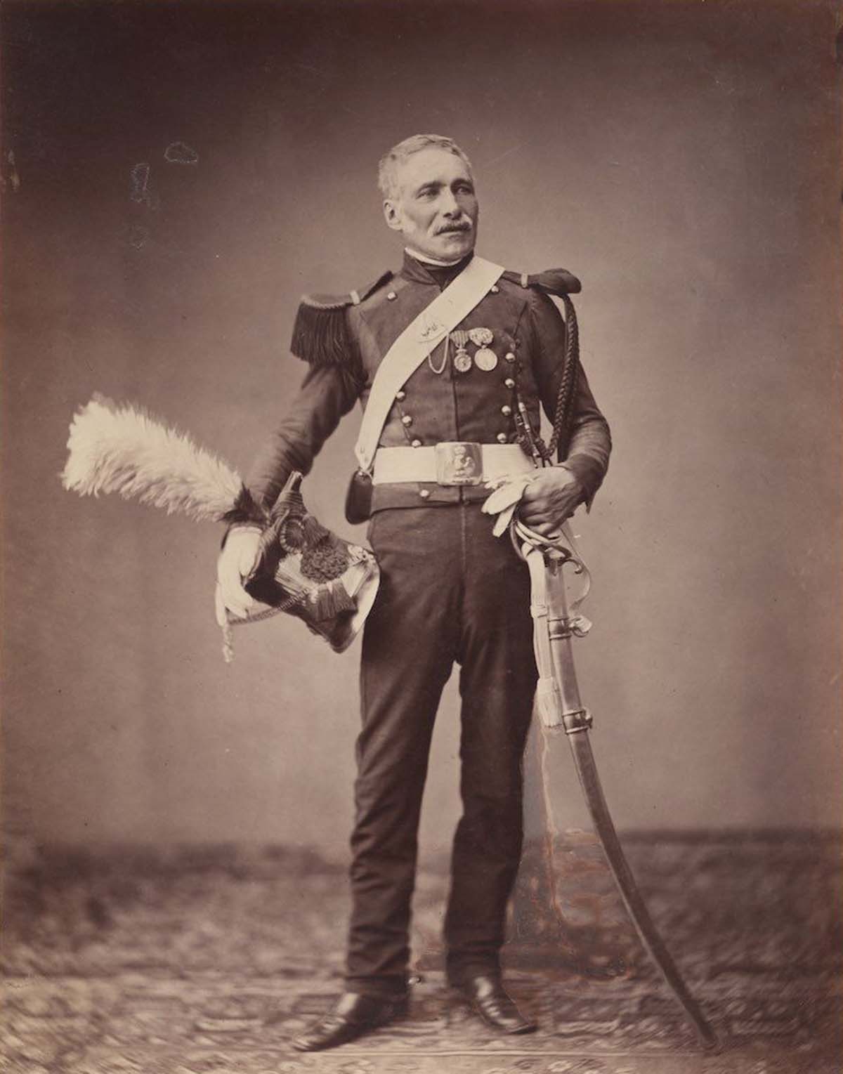 Des photos d'époque de vétérans des Guerres Napoléoniennes, 1858
