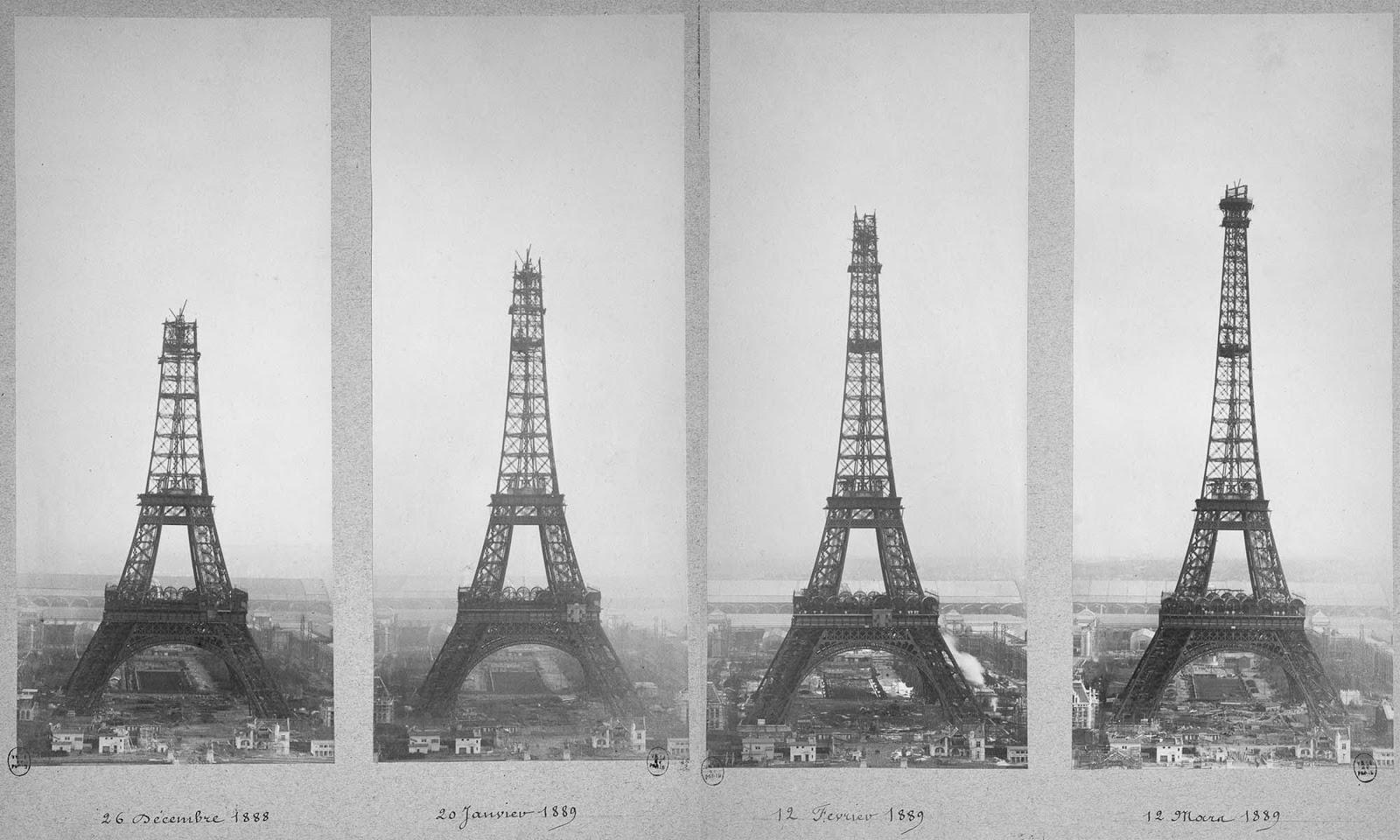 Tour Eiffel En Construction 1887 1889 ⋆ Photos Historiques Rares Et Lhistoire Derrière Eux 4445