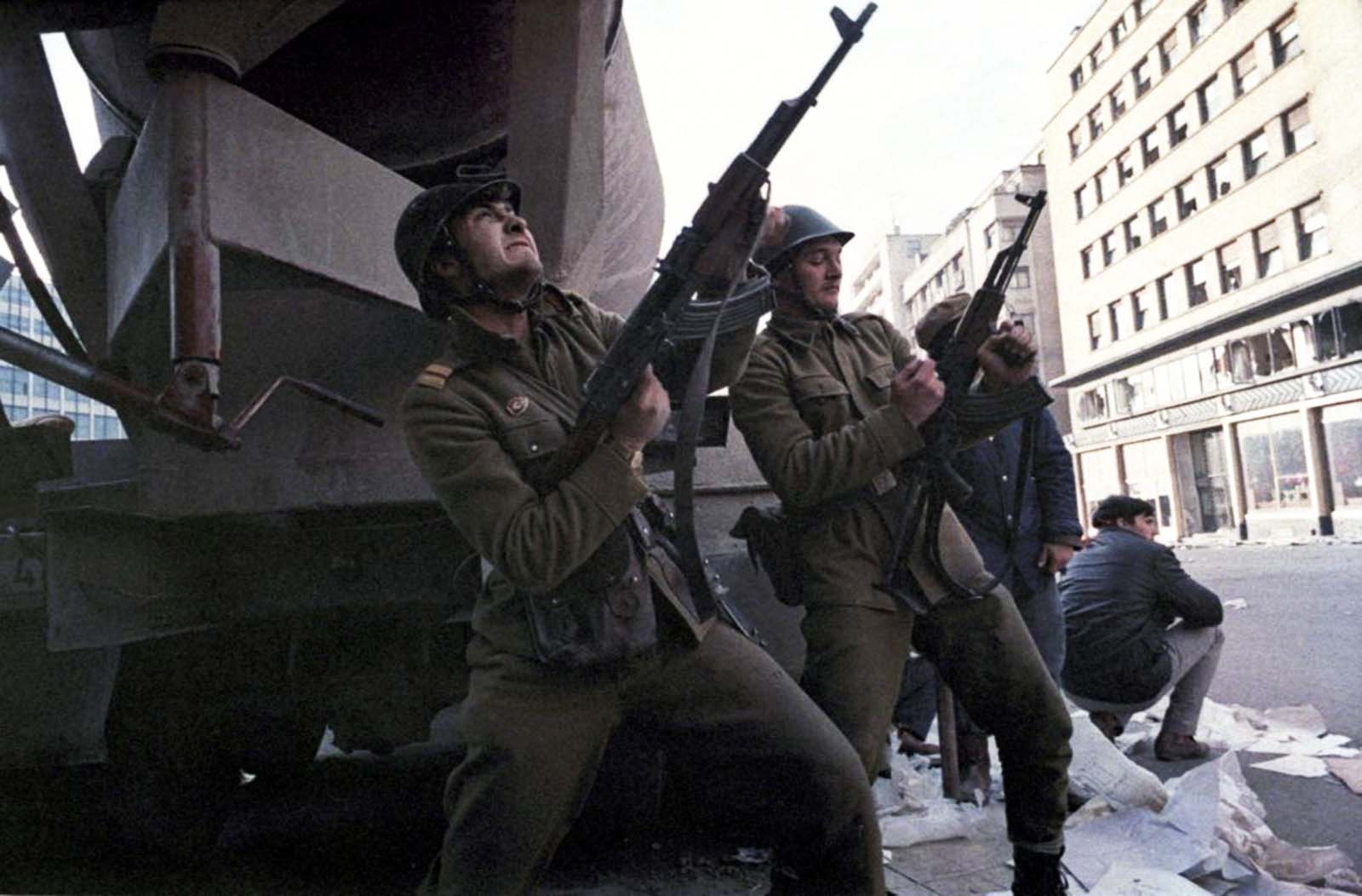 Révolution roumaine en images, 1989