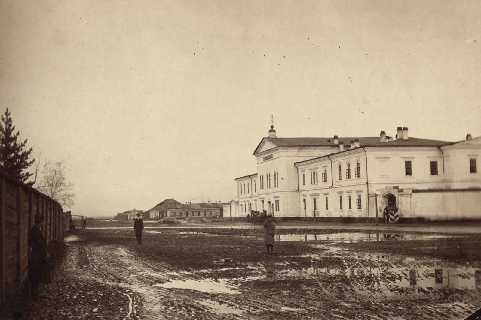 Les exilés et prisonniers de Tsarists en Russie, en 1885