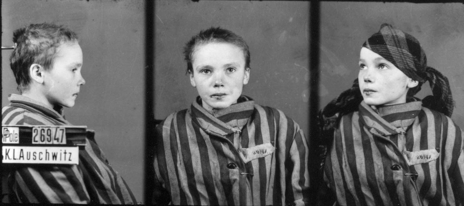 Czeslawa Kwoka, 14 ans, ancien détenu d'Auschwitz, 1942