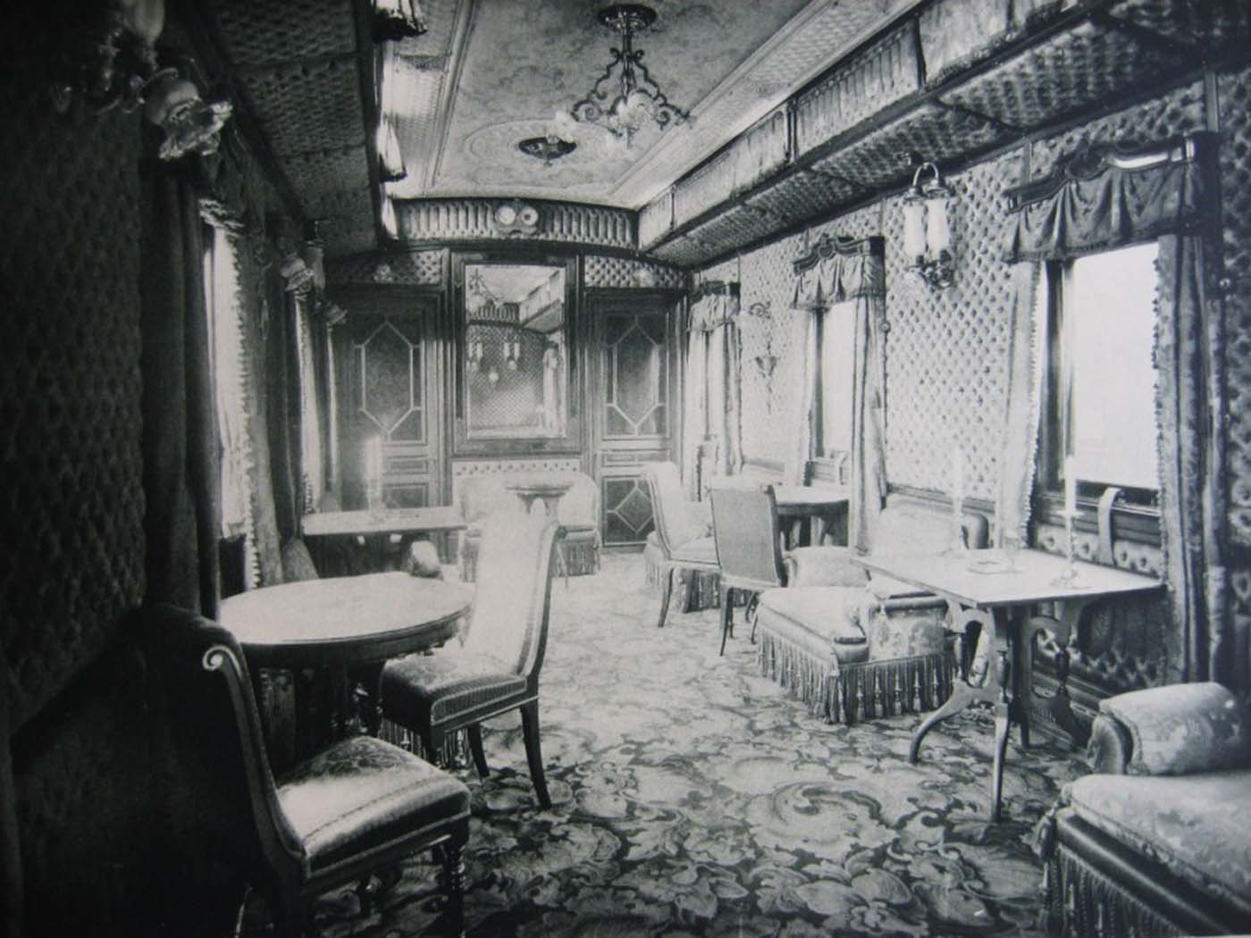 À l'intérieur de Romanov Train Impérial, 1890-1900