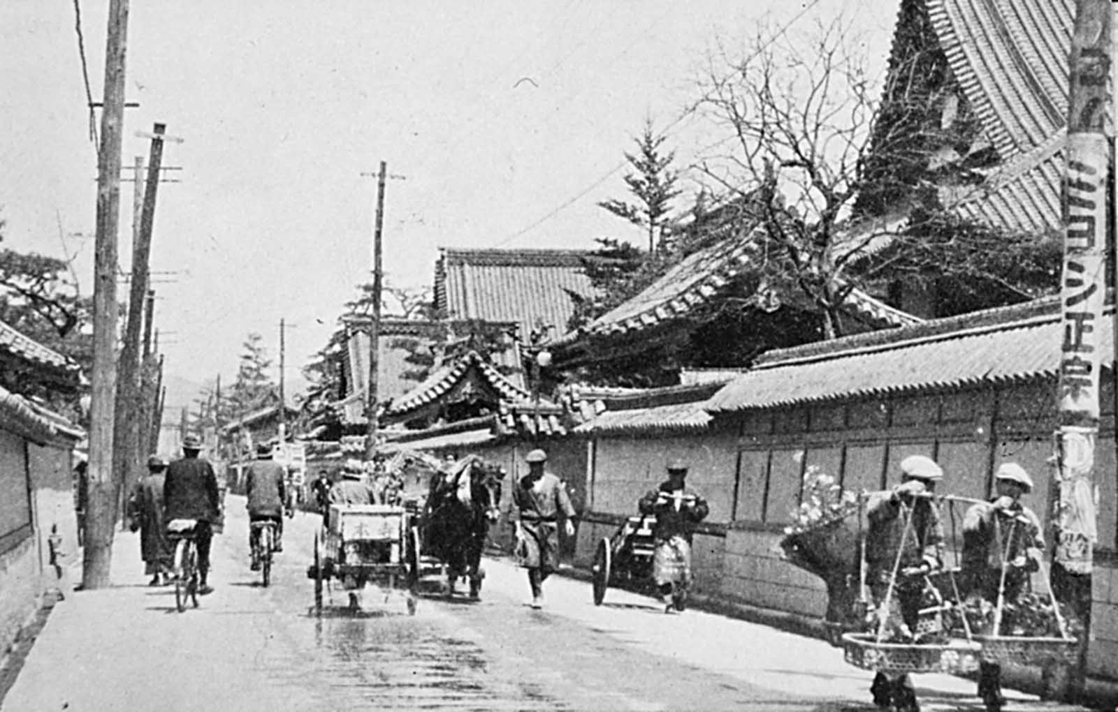 Hiroshima avant et après la bombe atomique, en 1945