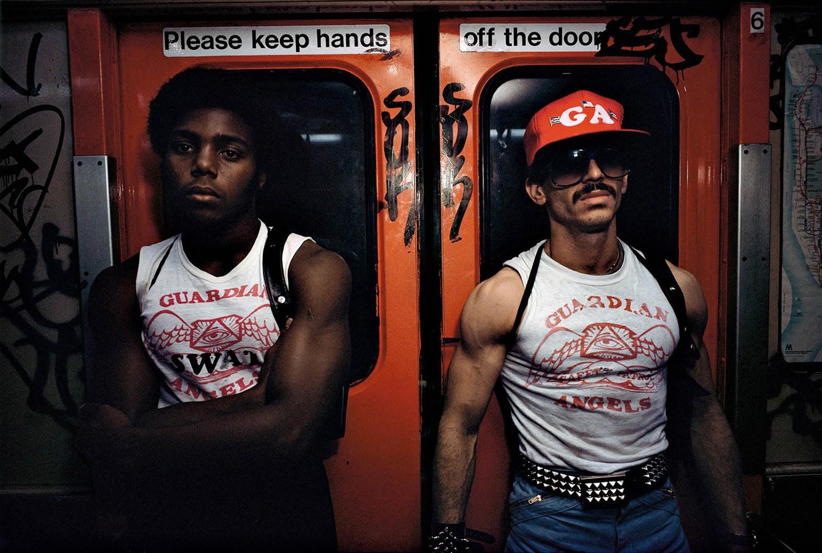 Les Anges gardiens sur le métro de new york, 1980