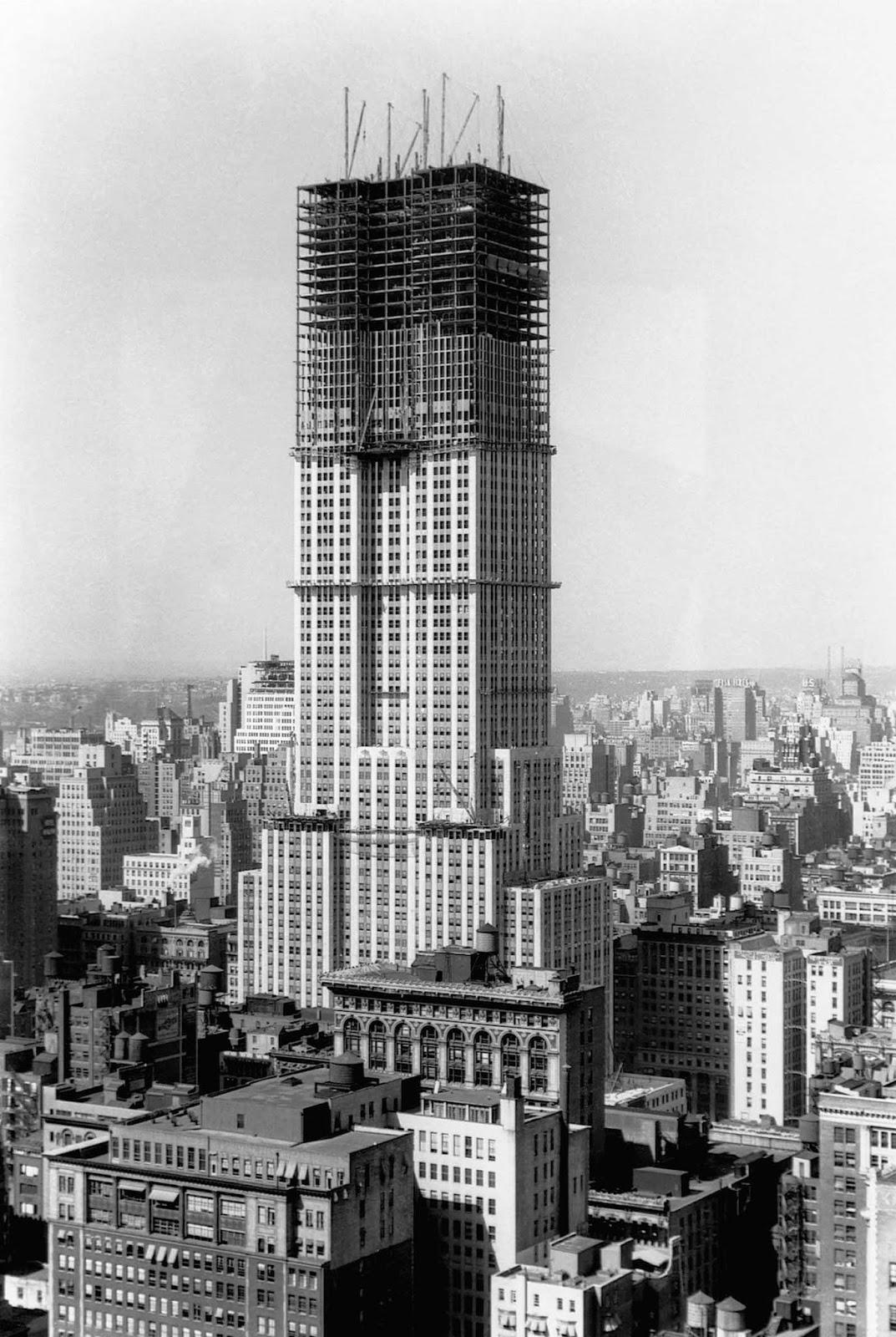 La rapidité avec laquelle ils ont construit l'Empire State Building, 1931