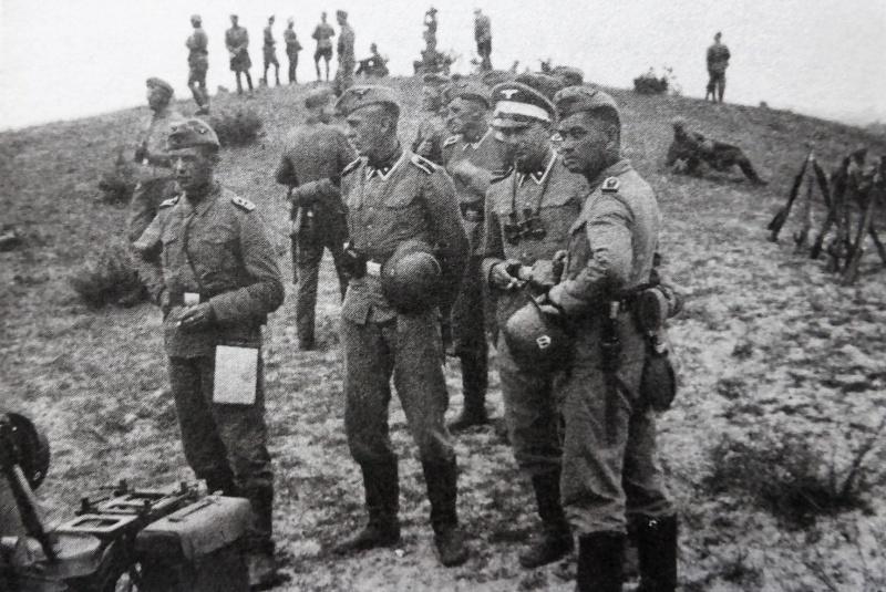 La division SS sur des exercices en Pologne occupée