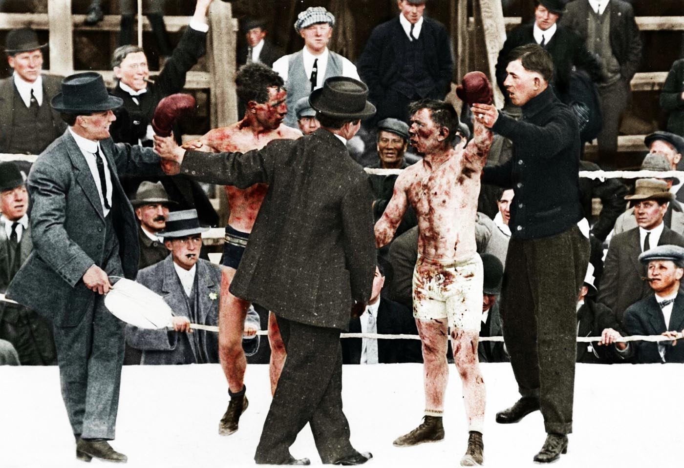 La boxe en 1913