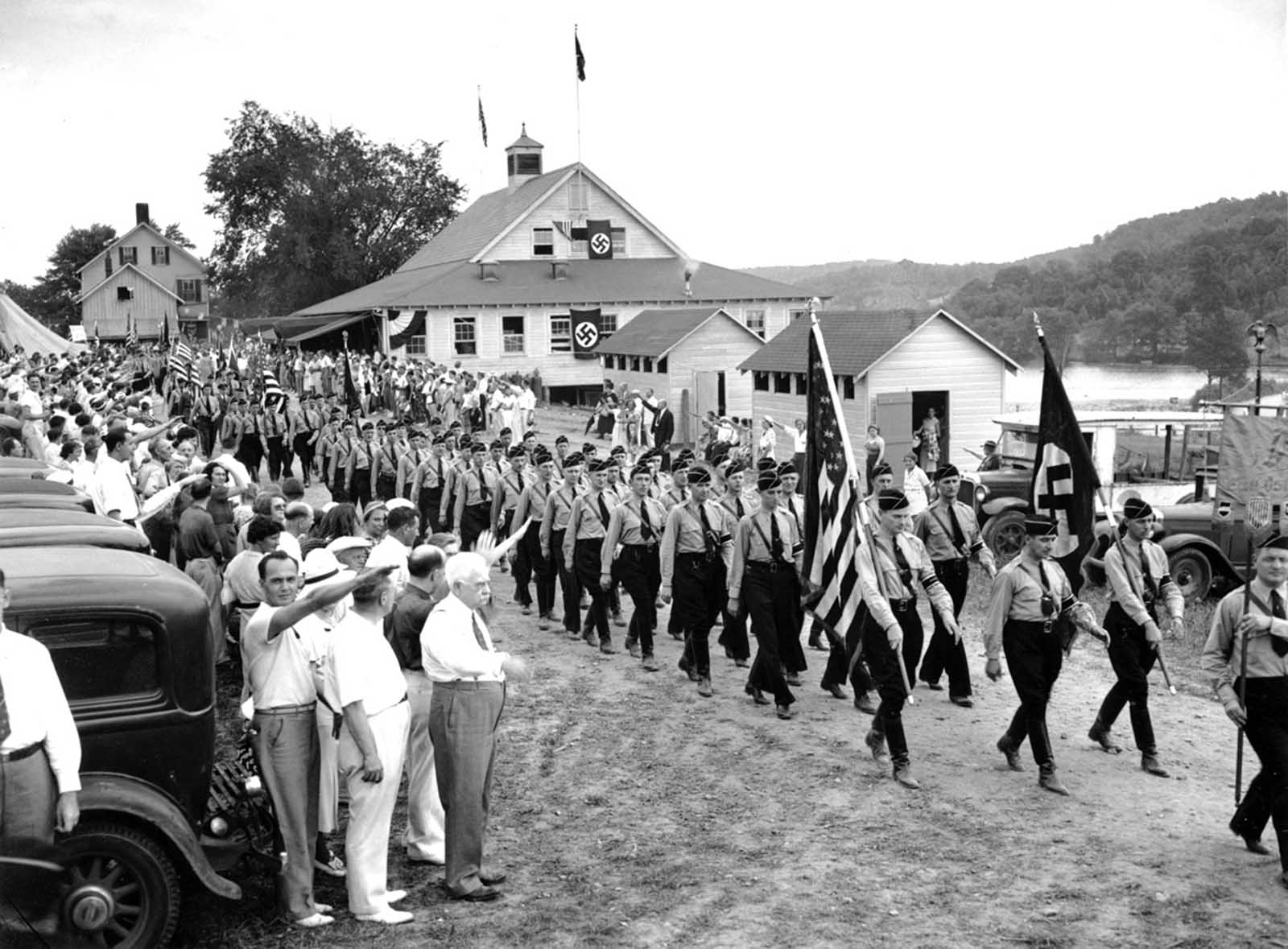 L'American Nazis de l'allemand American Bund, années 1930