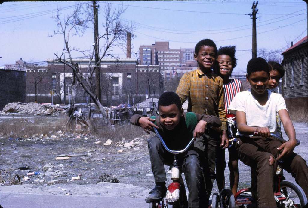 Fascinant Photos de Chicago de Tri-Taylor Quartier à partir de 1971