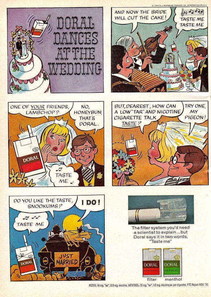 “Goûtez-Moi!” – Cancérigène Comics: Doral Annonces De Cigarettes Pour Les Enfants