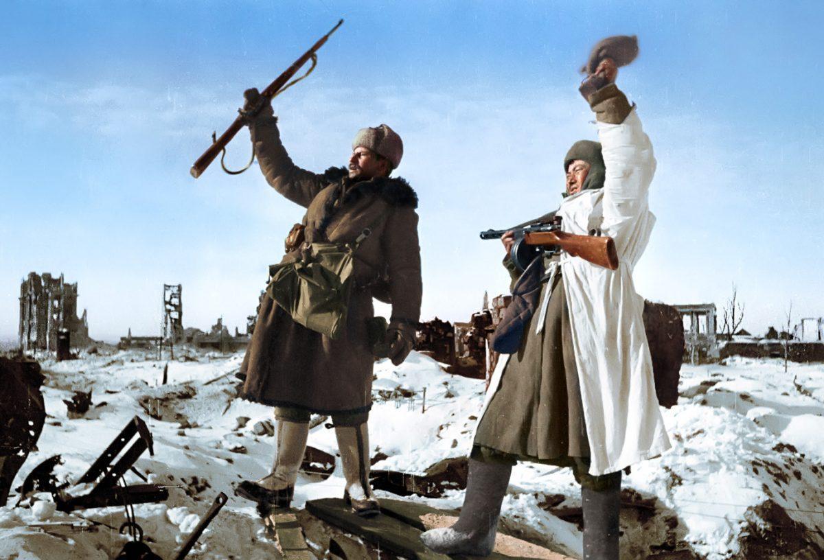 Merveilleux Colorisée Portraits de Combattants russes Dans la Guerre Mondiale 2