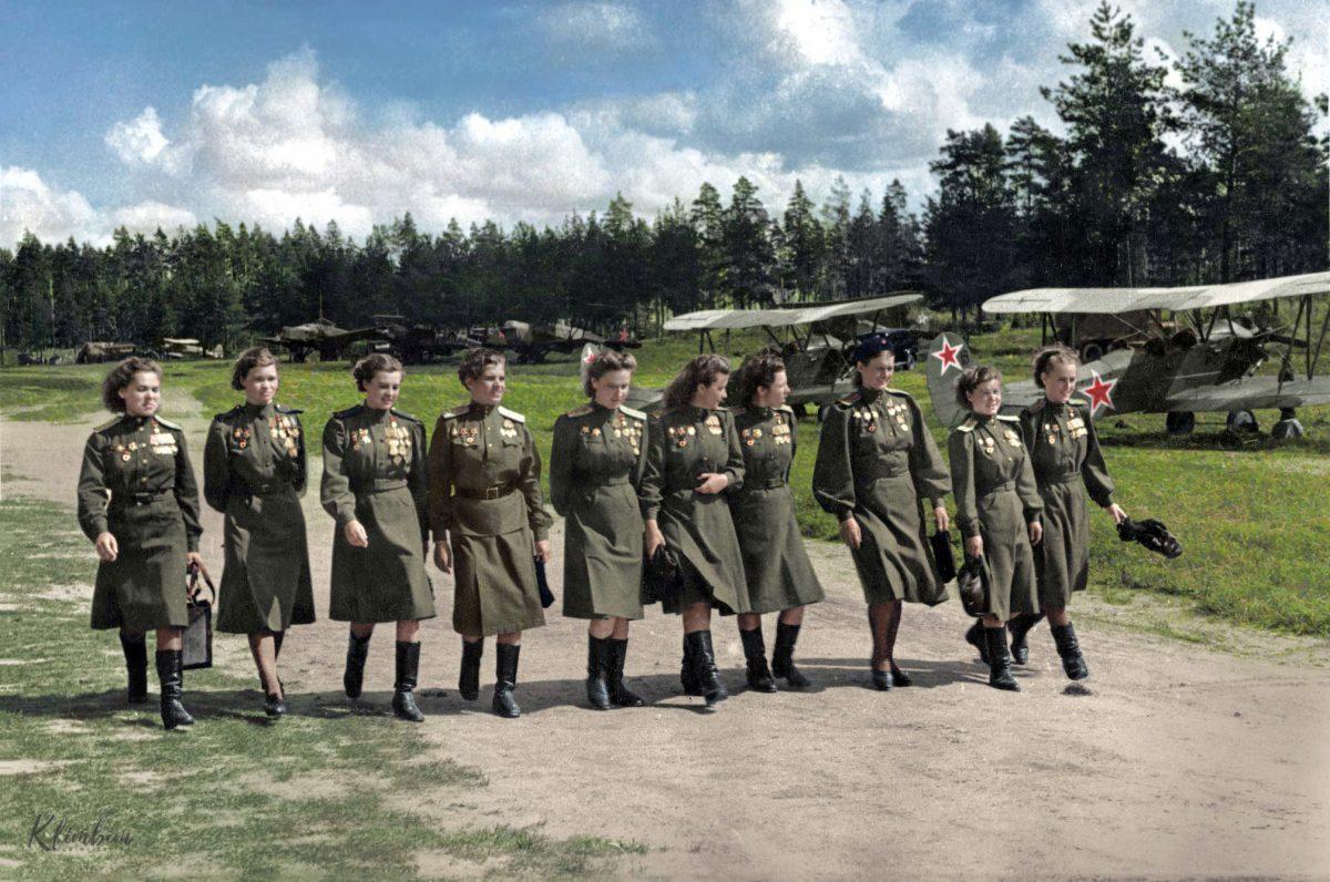 Merveilleux Colorisée Portraits de Combattants russes Dans la Guerre Mondiale 2