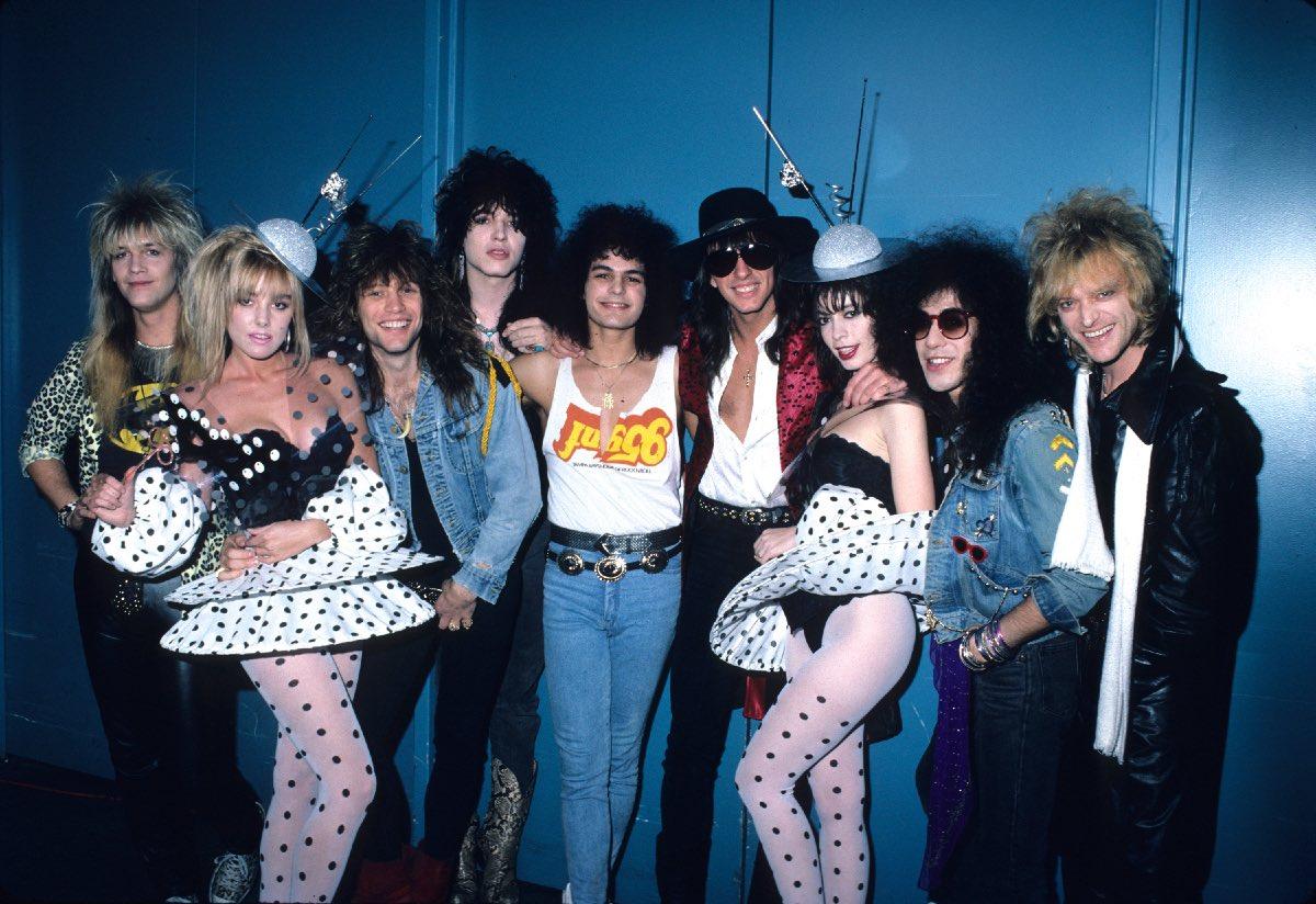 En Tournée Avec de Bon Jovi Dans Les années 1980