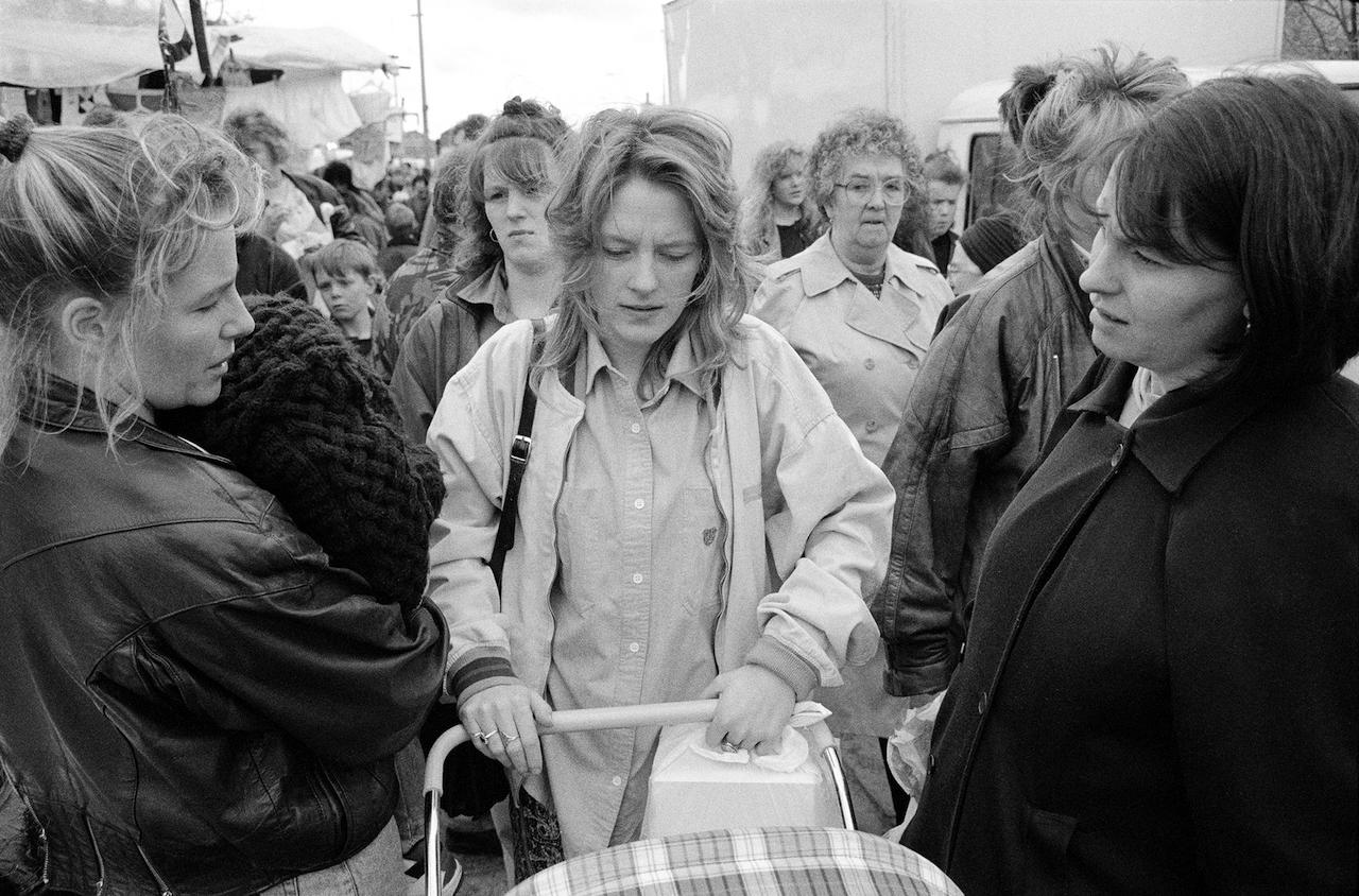 Tous les samedis à Grand Homère Marché de la Rue, de Liverpool dans les années 1980 et 90