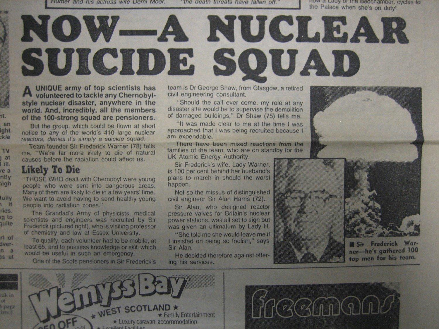 Après Tchernobyl : La Centrale Nucléaire De Suicide Squad (1986)