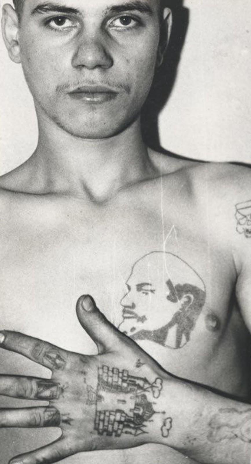 Le code mondial d'pénal russe tatouages, 1960-1990