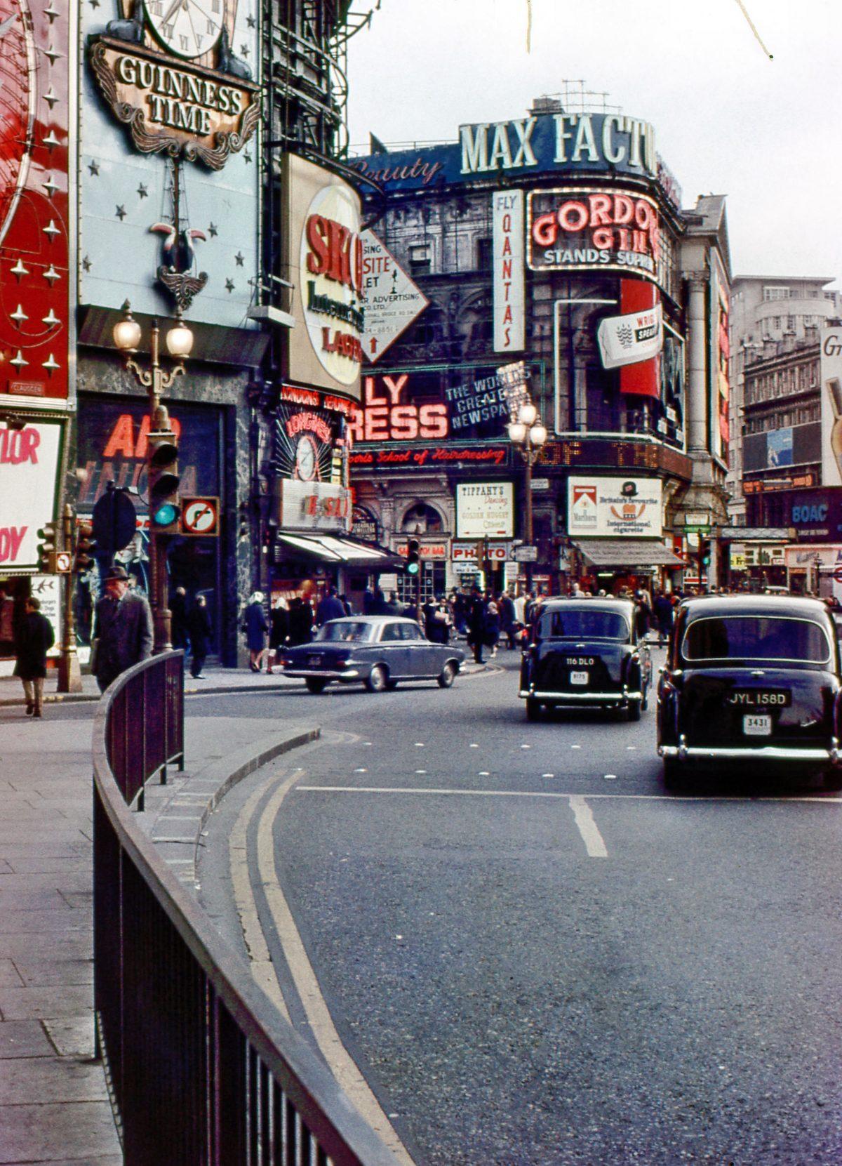 Photos de le West End de Londres, 1965-1968