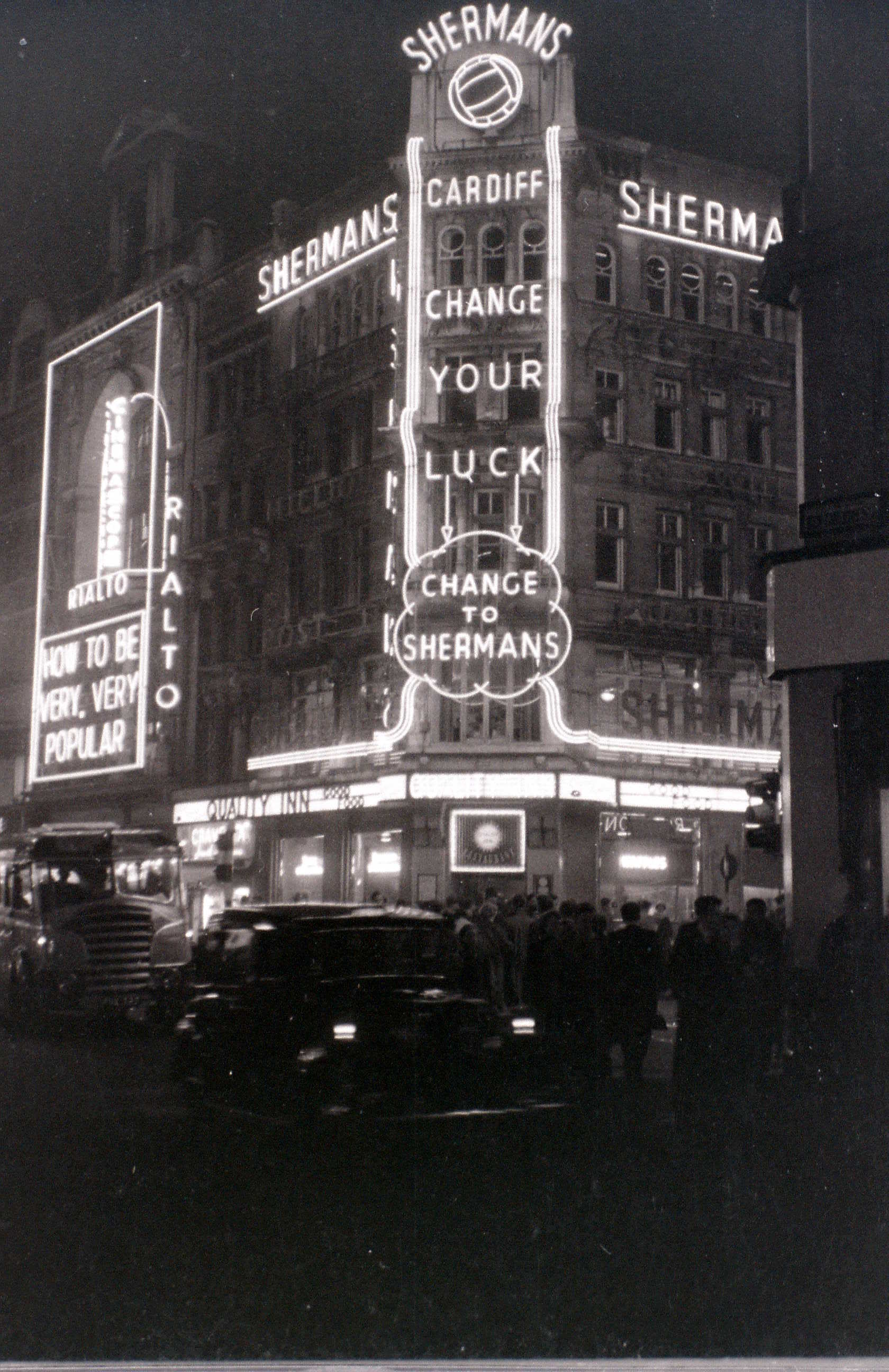 Club Americana et le Flamant rose Blanche sur Wardour Street, entre 1952 et 1965