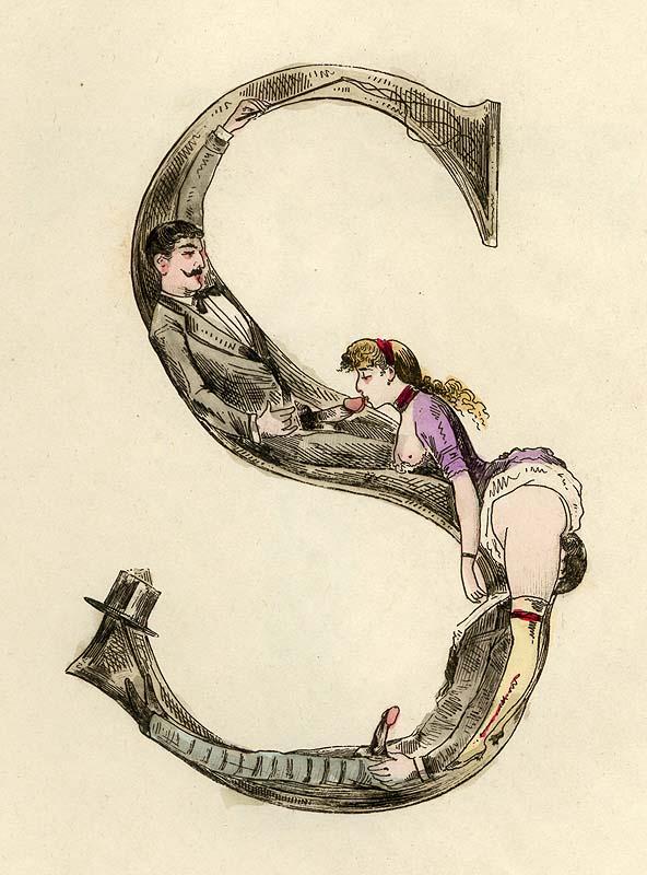 L'Érotique de l'Alphabet de 1880 – les 26 Lettres
