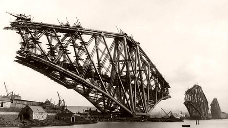 La Construction de la quatrième Pont du chemin de Fer, une 19ème Siècle Merveille d'Ingénierie