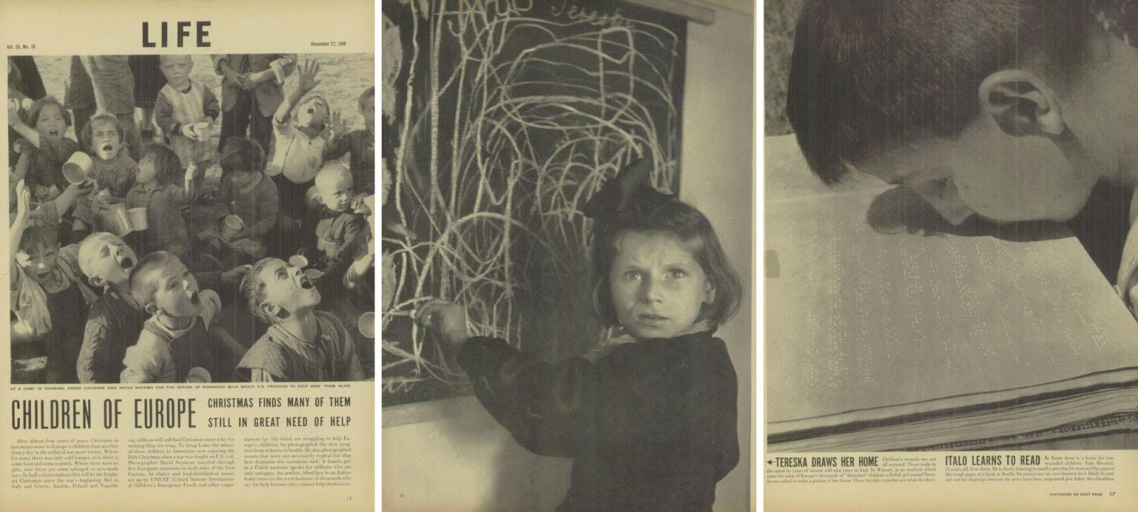 Une fille qui a grandi dans une zone de guerre dresse un tableau de la “maison” tout en vivant dans une résidence pour enfants perturbés, 1948