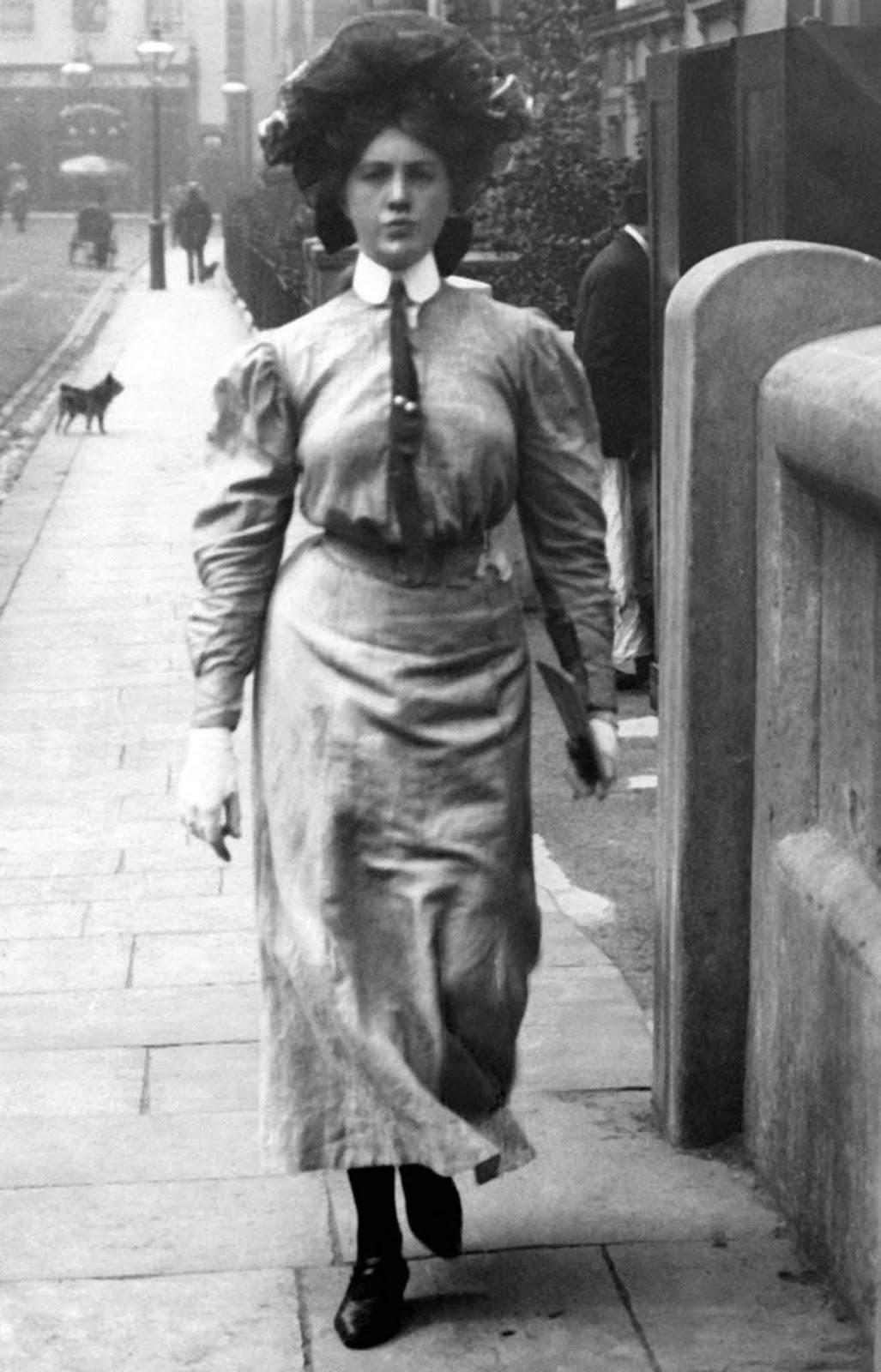 London street style pendant la belle époque, 1905-1908