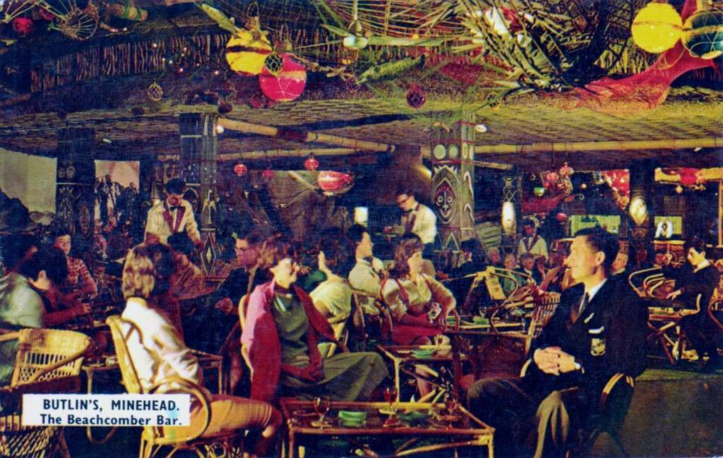 Beachcomber des bars, des salles de bal et des salles de billard...Fabuleux John Hinde Butlin, les cartes Postales