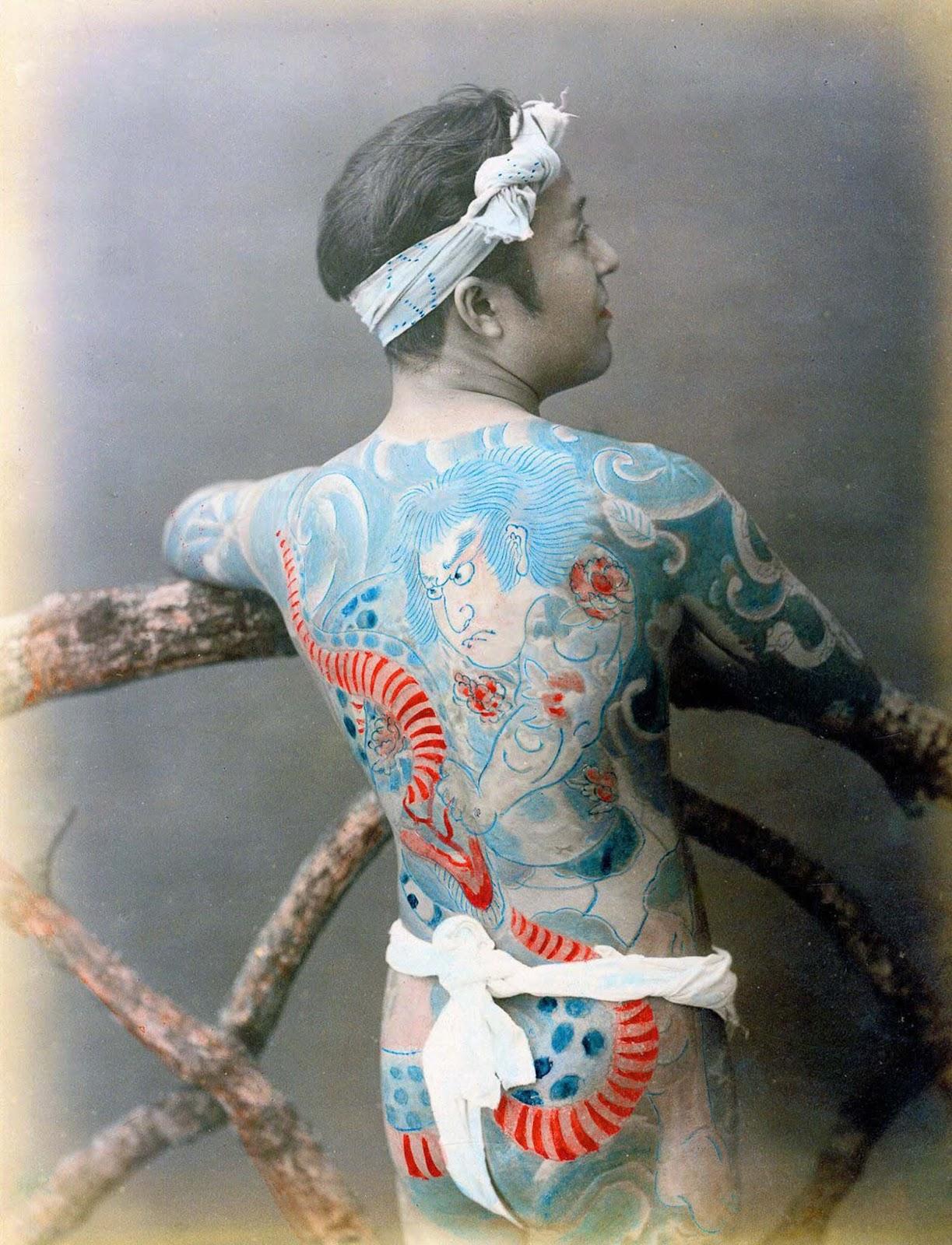 La complexité de l'histoire des tatouages Japonais, 1860-1890