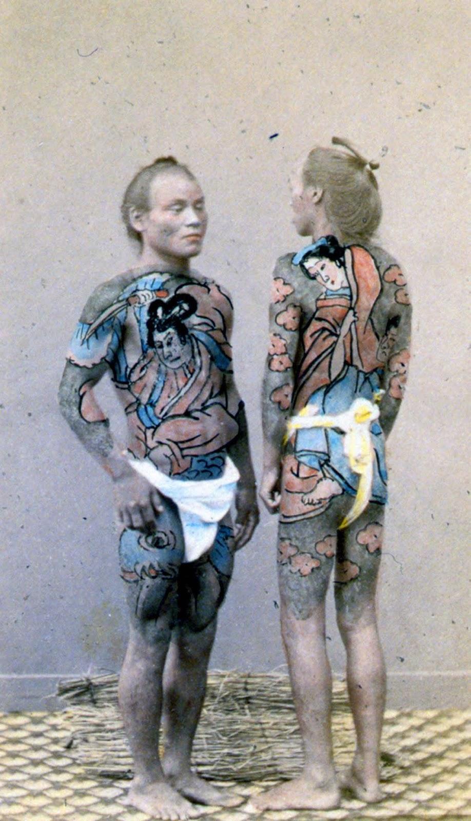 La complexité de l'histoire des tatouages Japonais, 1860-1890
