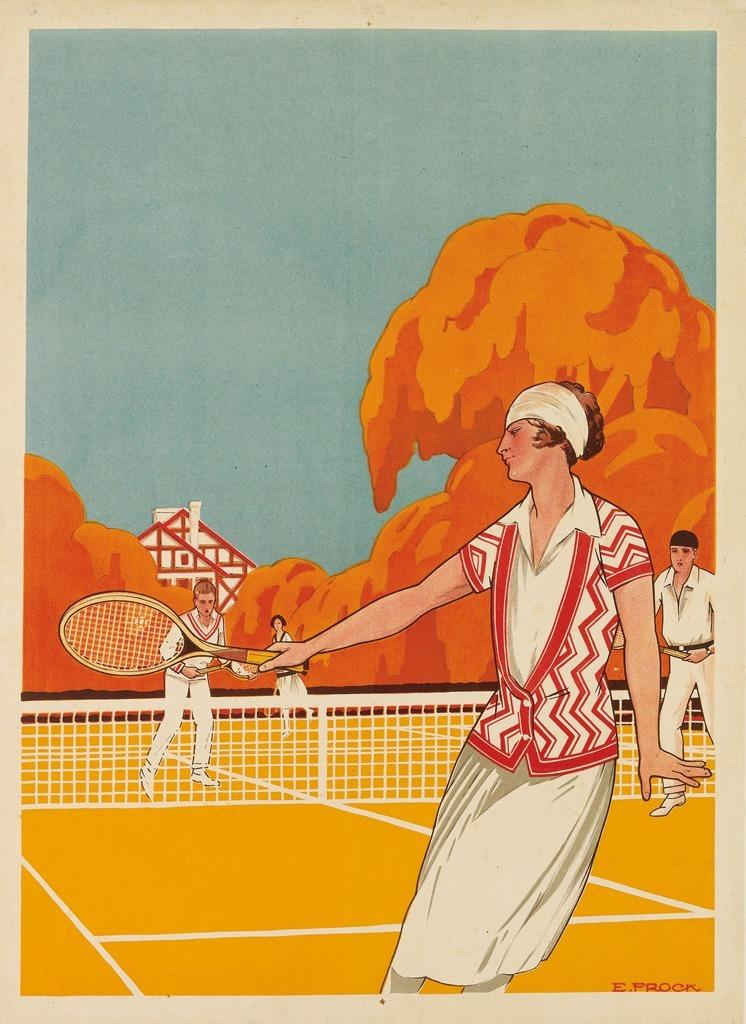 Oh Je Dis! Glorieux Vintage Tennis affiches 1895-1956