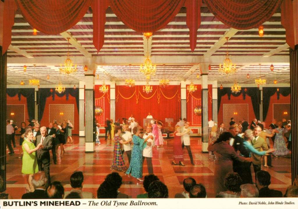 Beachcomber des bars, des salles de bal et des salles de billard...Fabuleux John Hinde Butlin, les cartes Postales