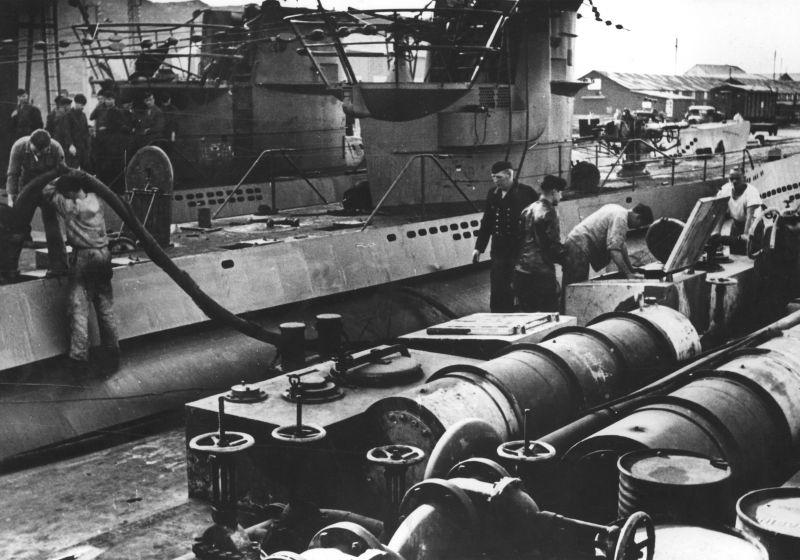 Ravitaillement sous-marins allemands