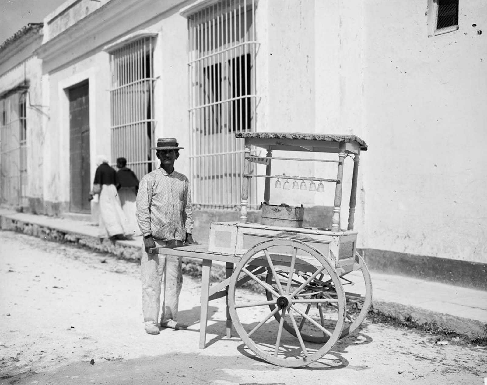 Les rues animées de la Vieille Havane, 1890-1910