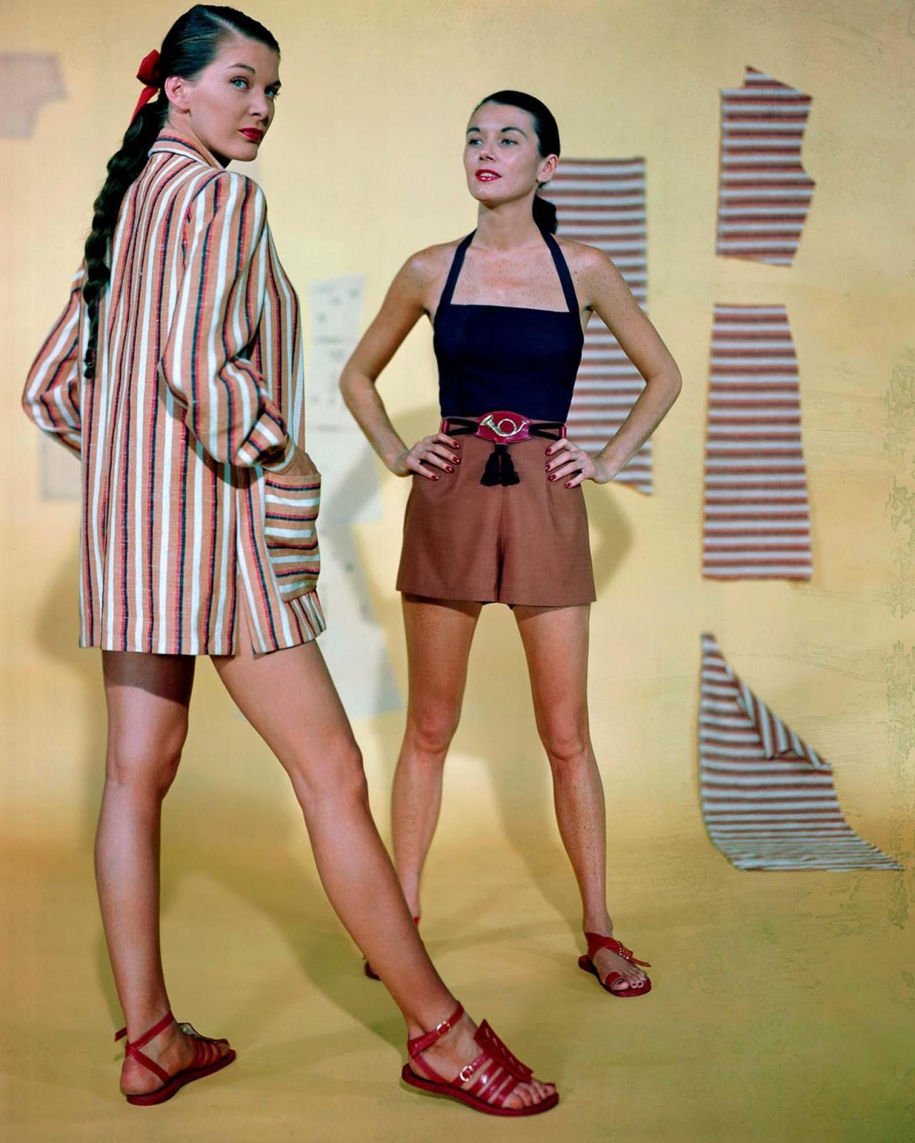 Geneviève Naylor de l'après-guerre, des photos de mode dans de superbes couleurs, 1945-1959