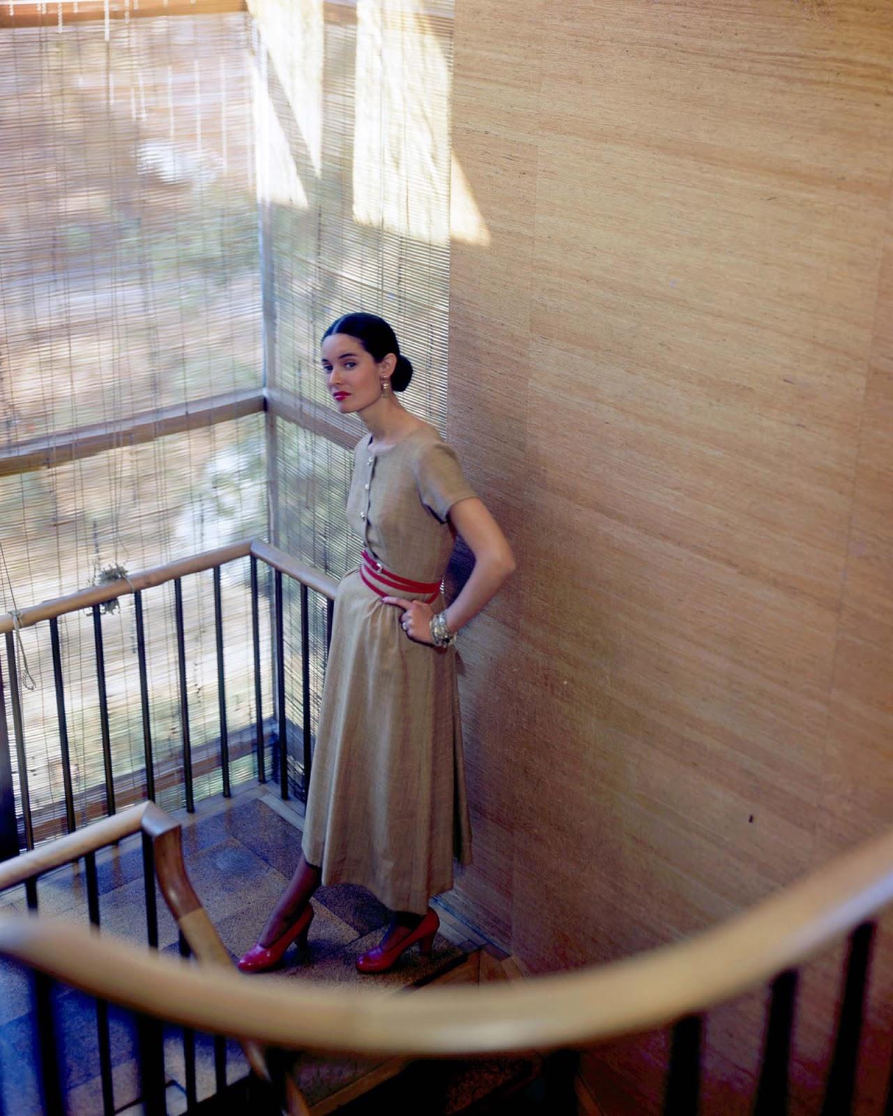 Geneviève Naylor de l'après-guerre, des photos de mode dans de superbes couleurs, 1945-1959