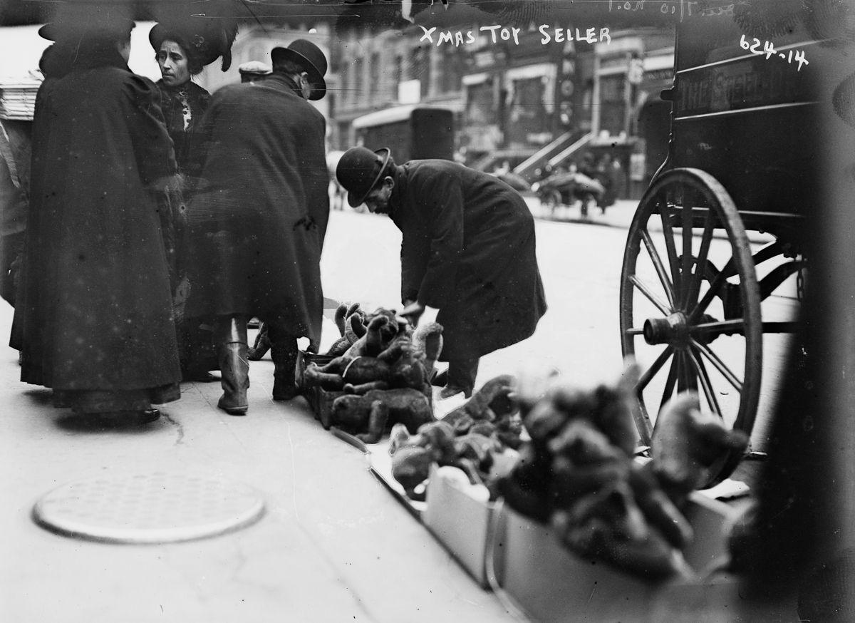Fabuleuses photos des achats de Noël à New York - décembre 1910