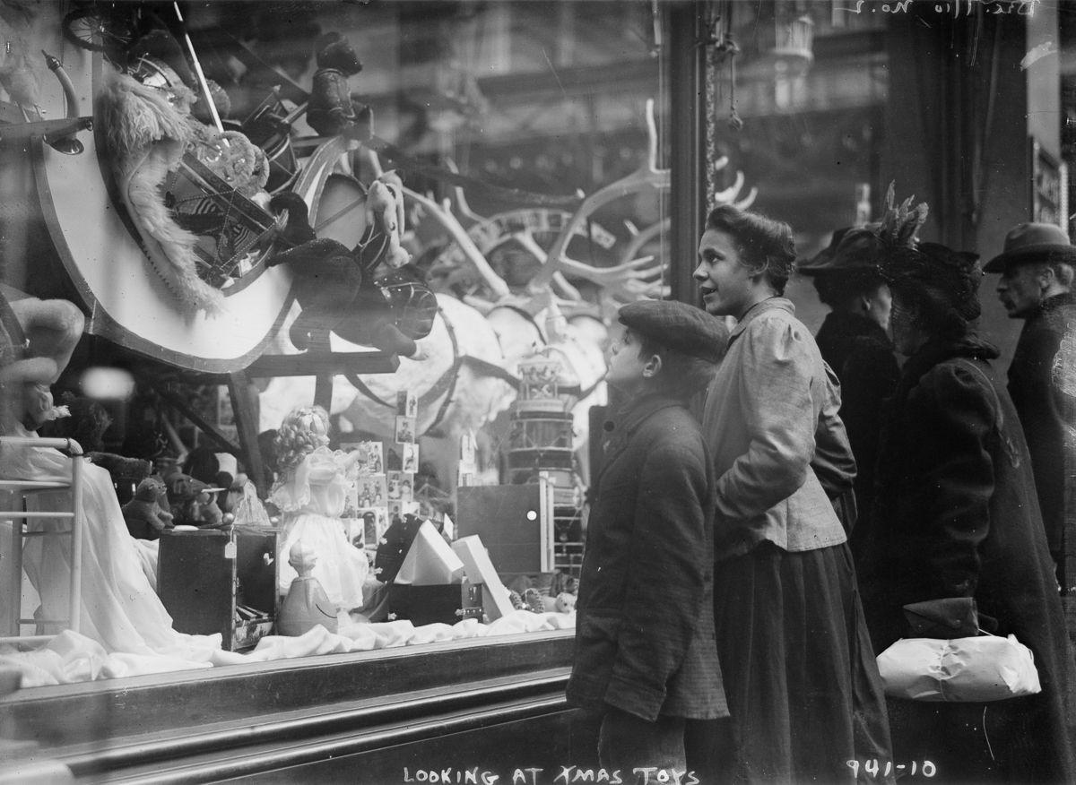 Fabuleuses photos des achats de Noël à New York - décembre 1910
