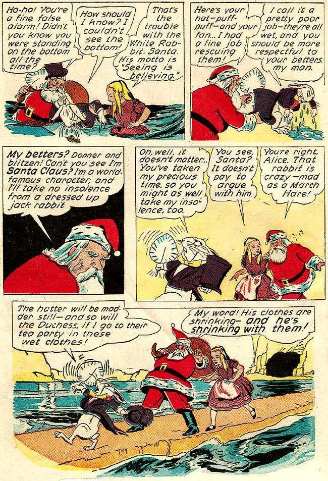 Santa on Shrooms: une bande dessinée trippante de 1943