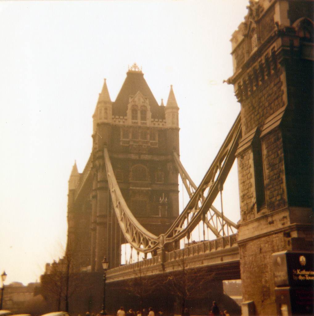 Excursion d'une journée de Karl-Heinz Lilienthal à Londres en 1974
