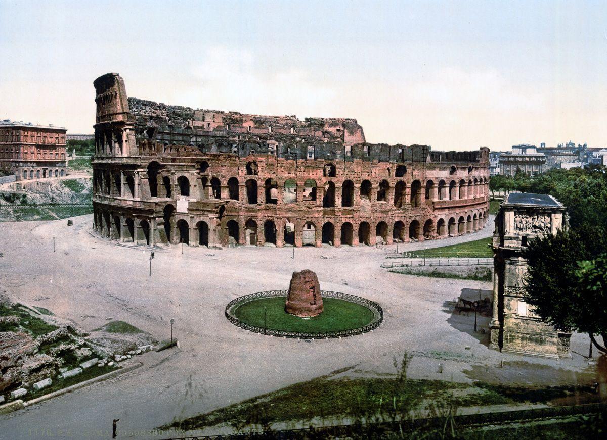 Faites une visite photochrom 1890 de Rome