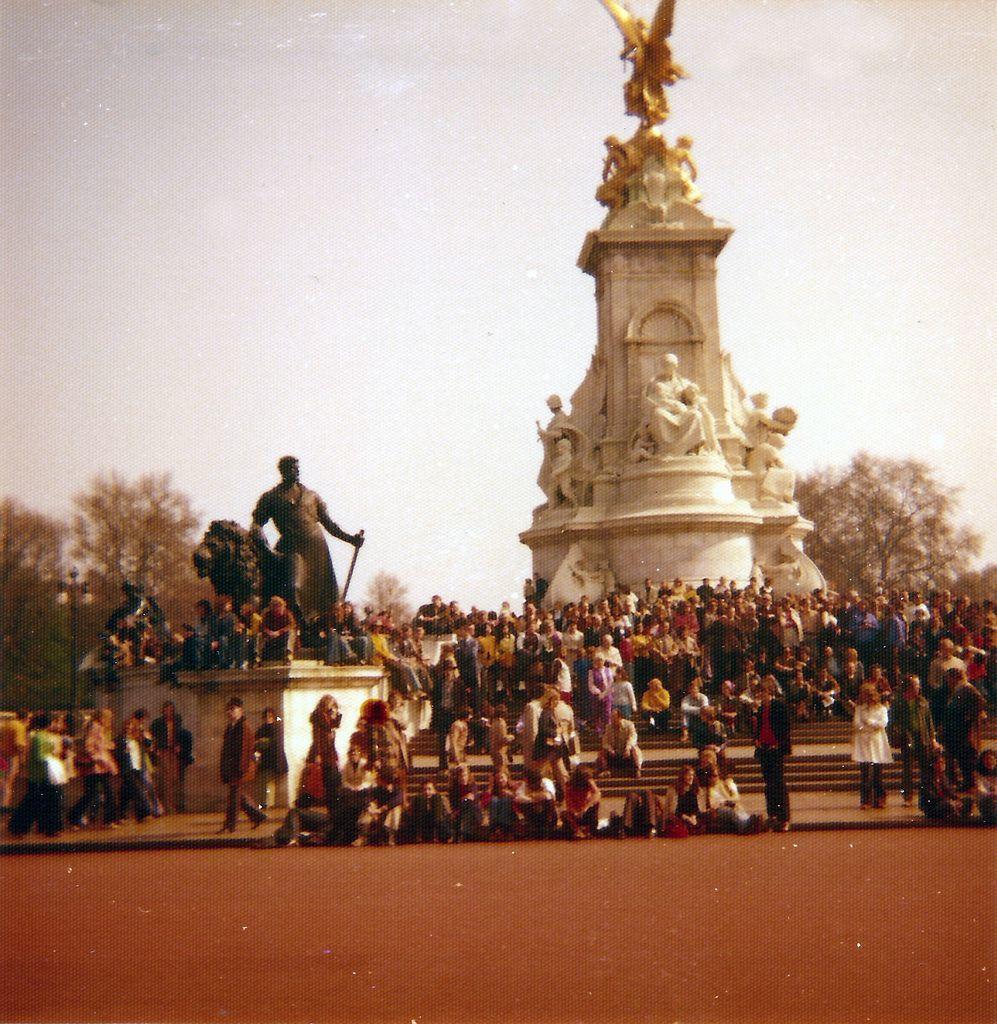 Excursion d'une journée de Karl-Heinz Lilienthal à Londres en 1974