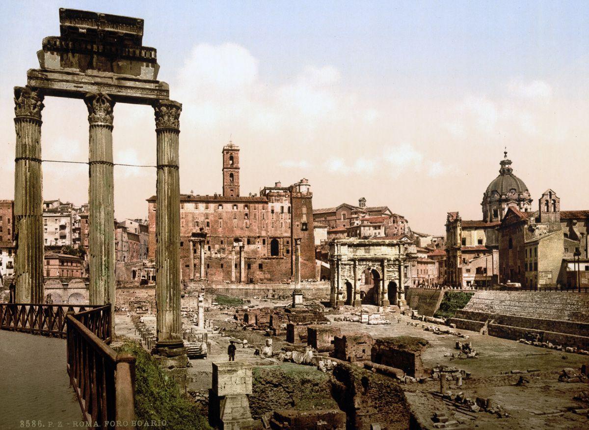 Faites une visite photochrom 1890 de Rome