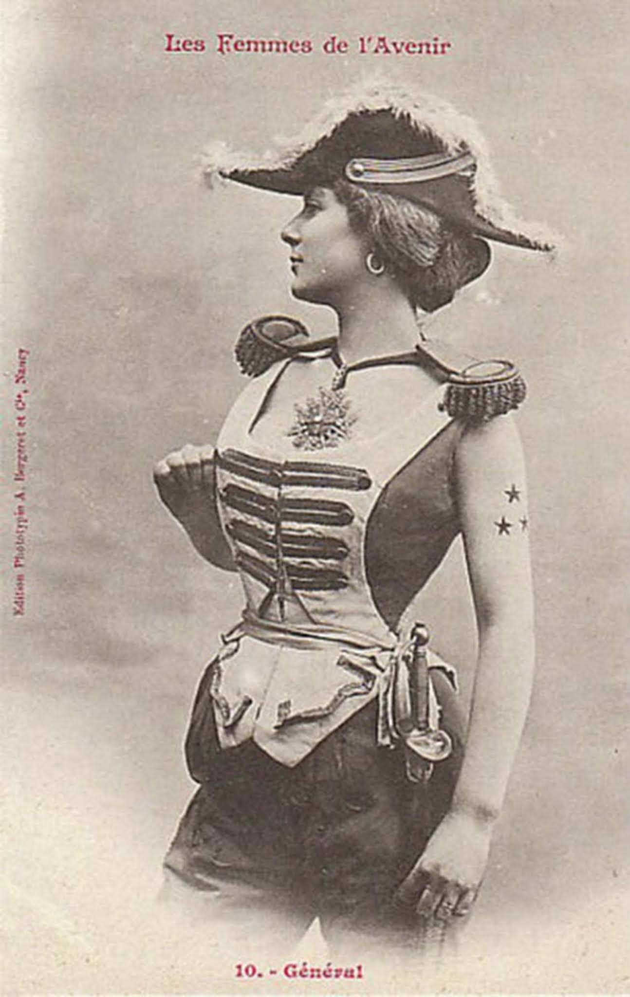 «Femmes du futur» selon l'artiste français Albert Bergeret, 1902