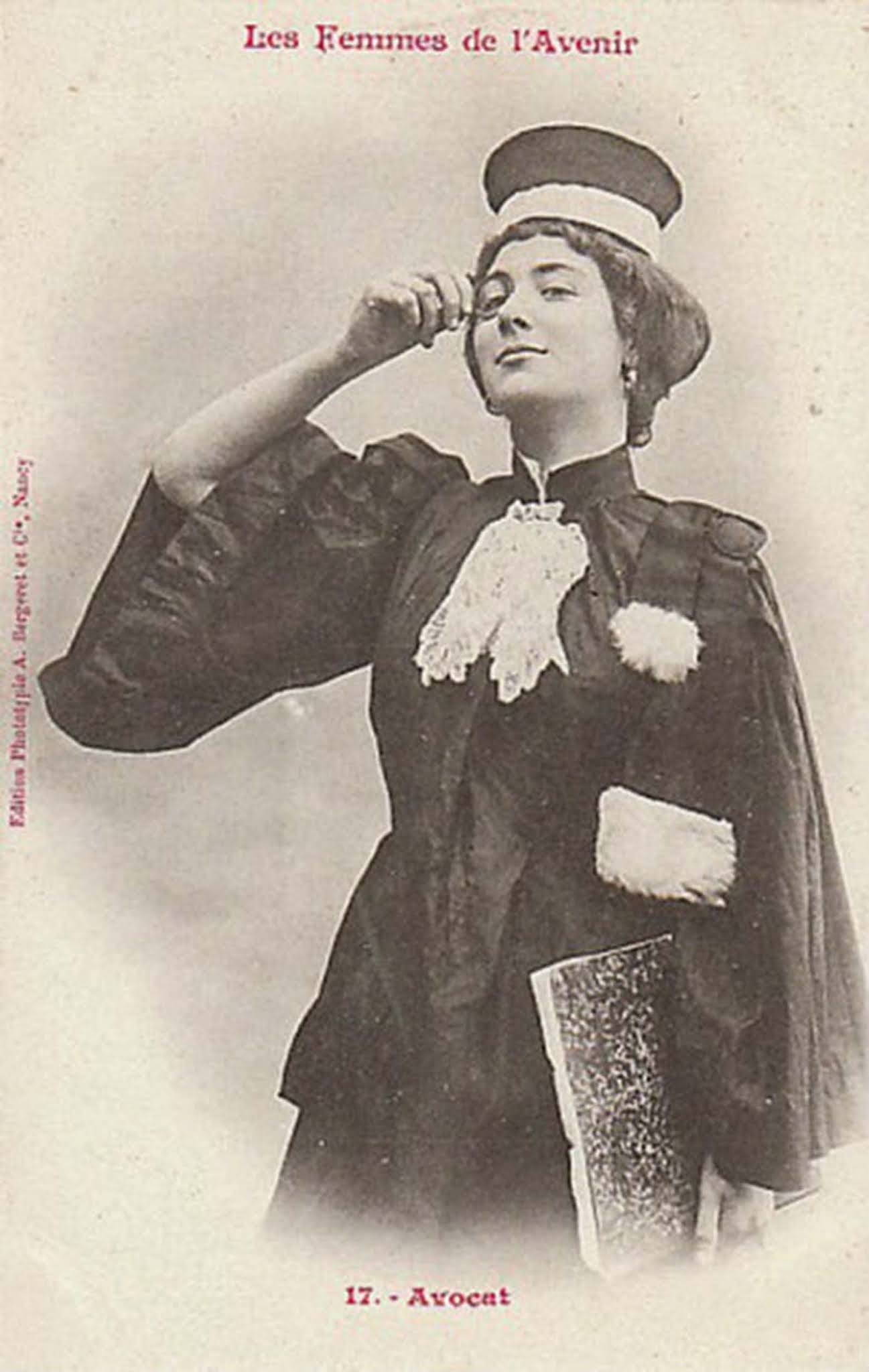 «Femmes du futur» selon l'artiste français Albert Bergeret, 1902