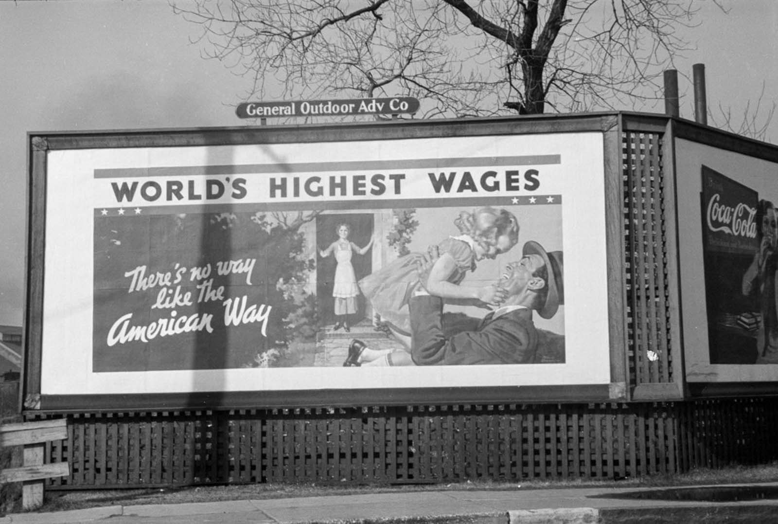 Les panneaux d'affichage qui ont vendu l'American Way, 1937-1940