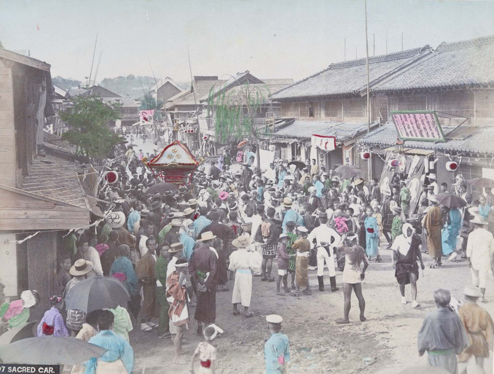Rares photos colorées à la main de la vie quotidienne à Meiji au Japon, 1890