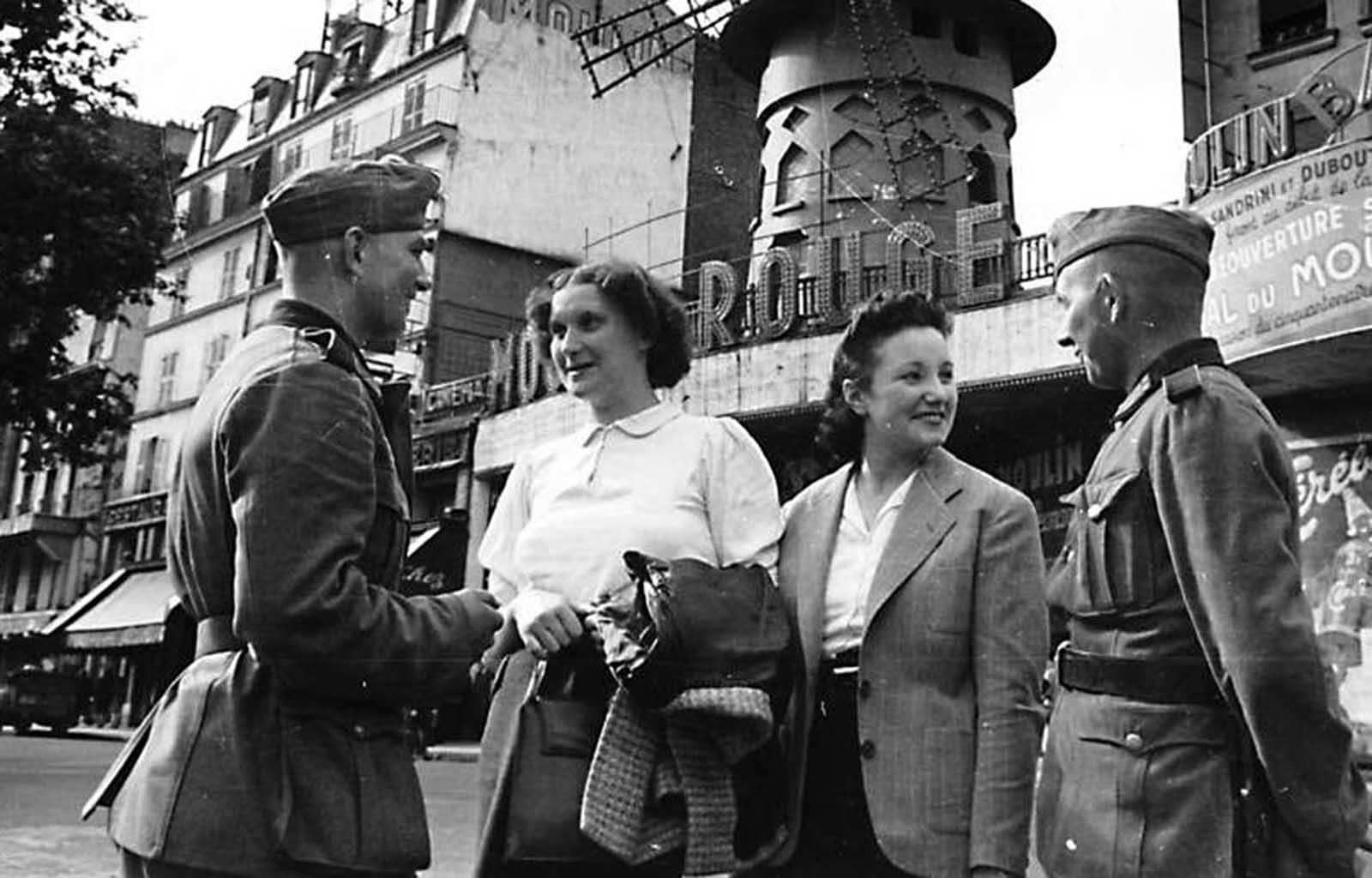 Coucher avec l'ennemi: les filles collaboratrices de l'Europe occupée par l'Allemagne, 1940-1944