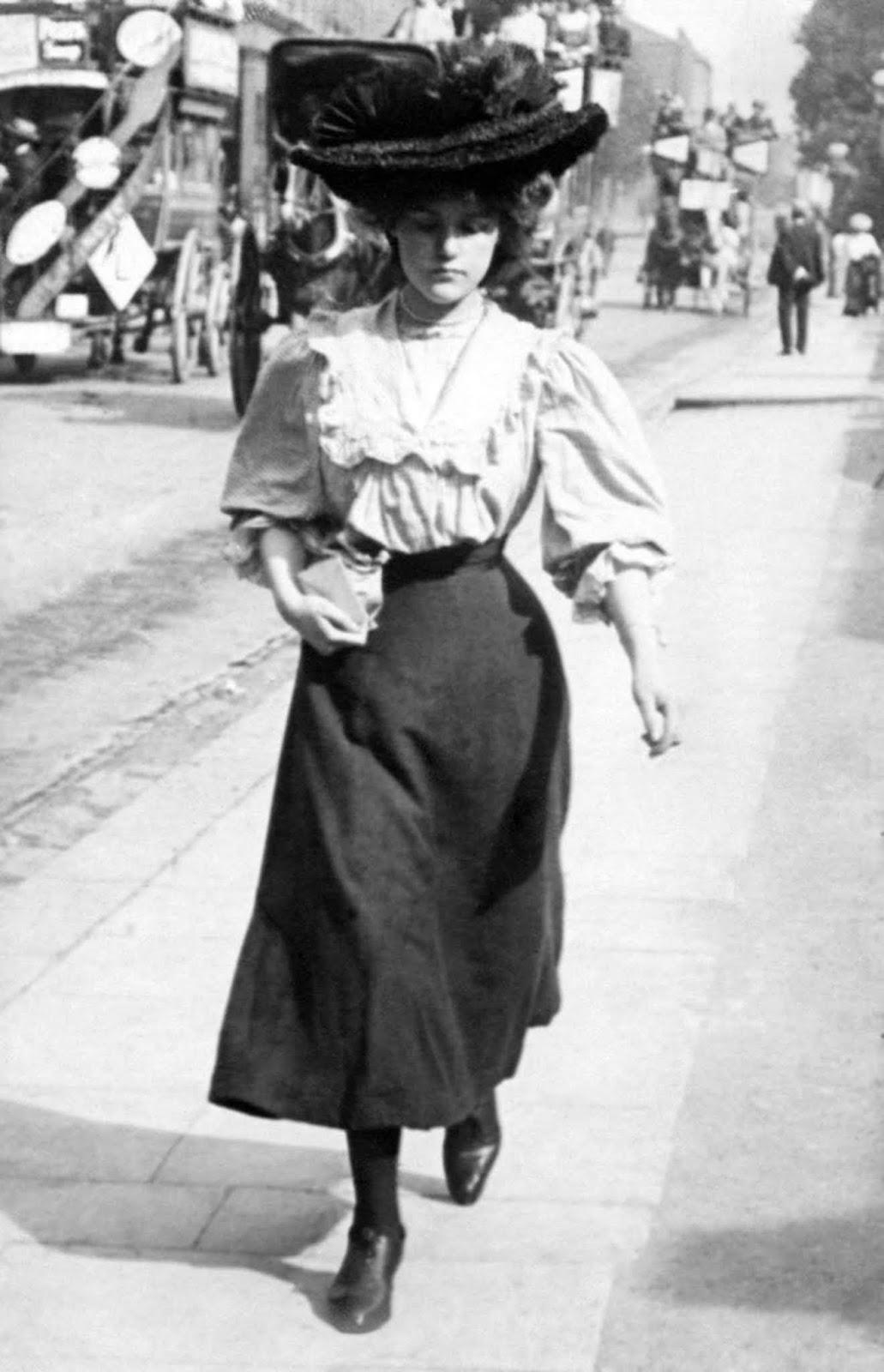 Style de rue de Londres à l'époque édouardienne, 1905-1908