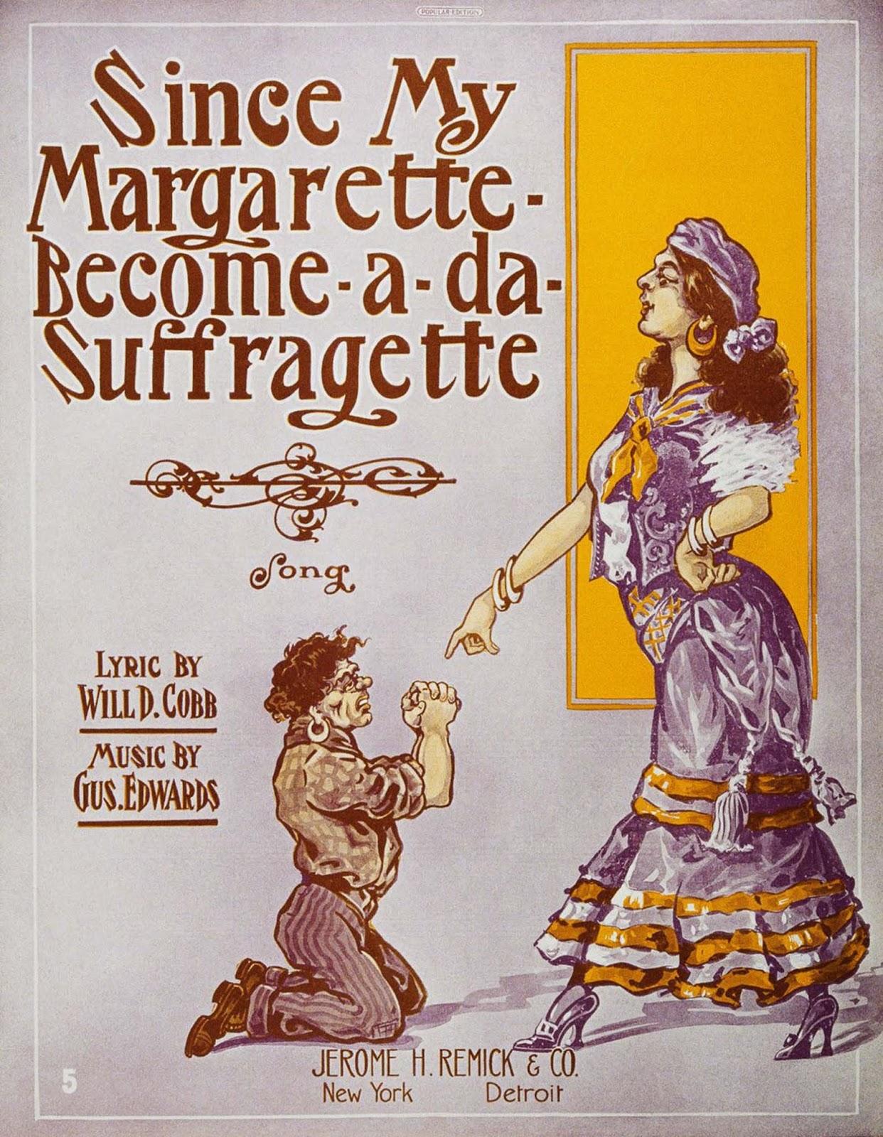 Propagande de la campagne contre le suffrage des femmes, 1900-1913