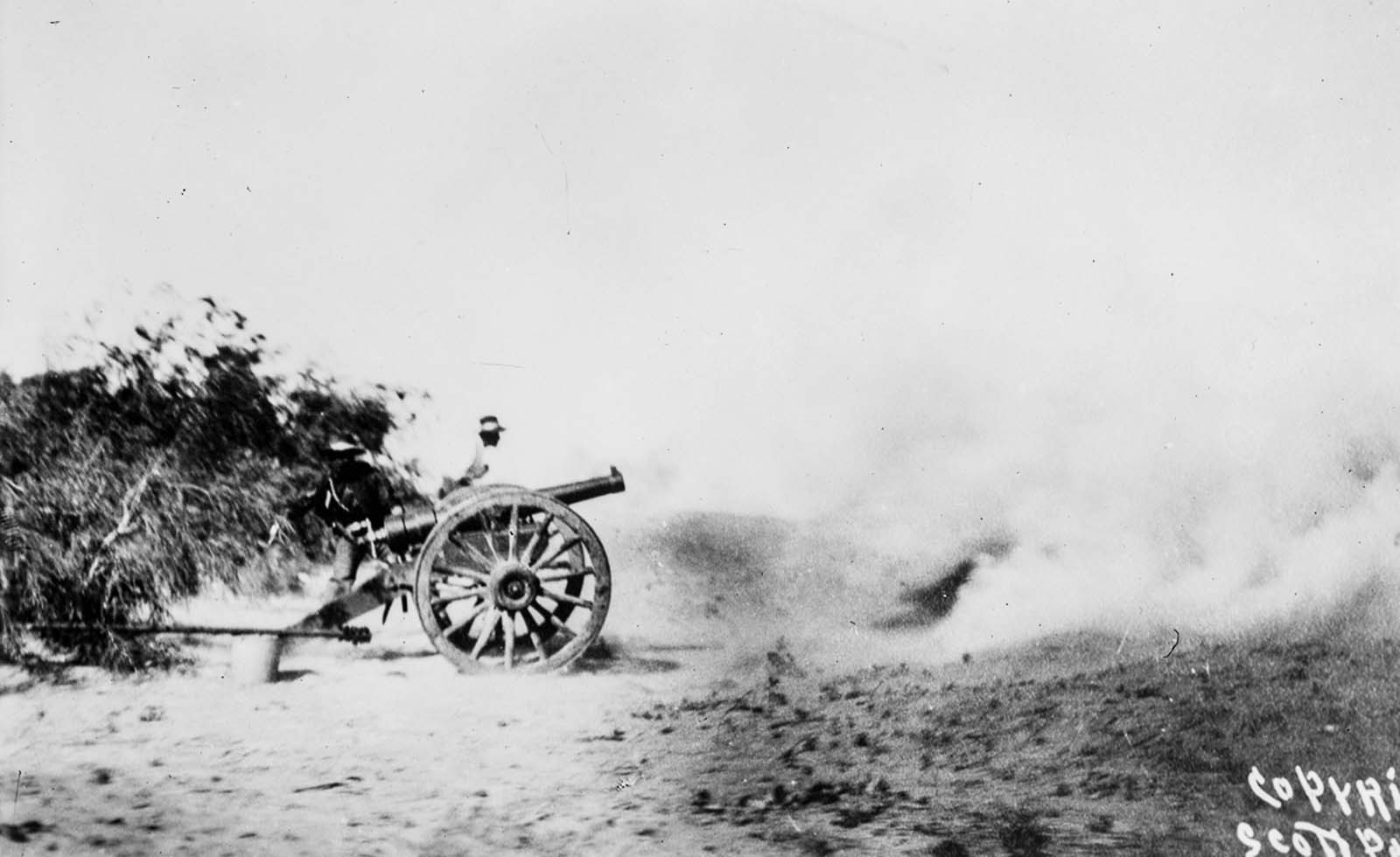 Photos rares de la bataille de Ciudad Juárez pendant la révolution mexicaine, 1911